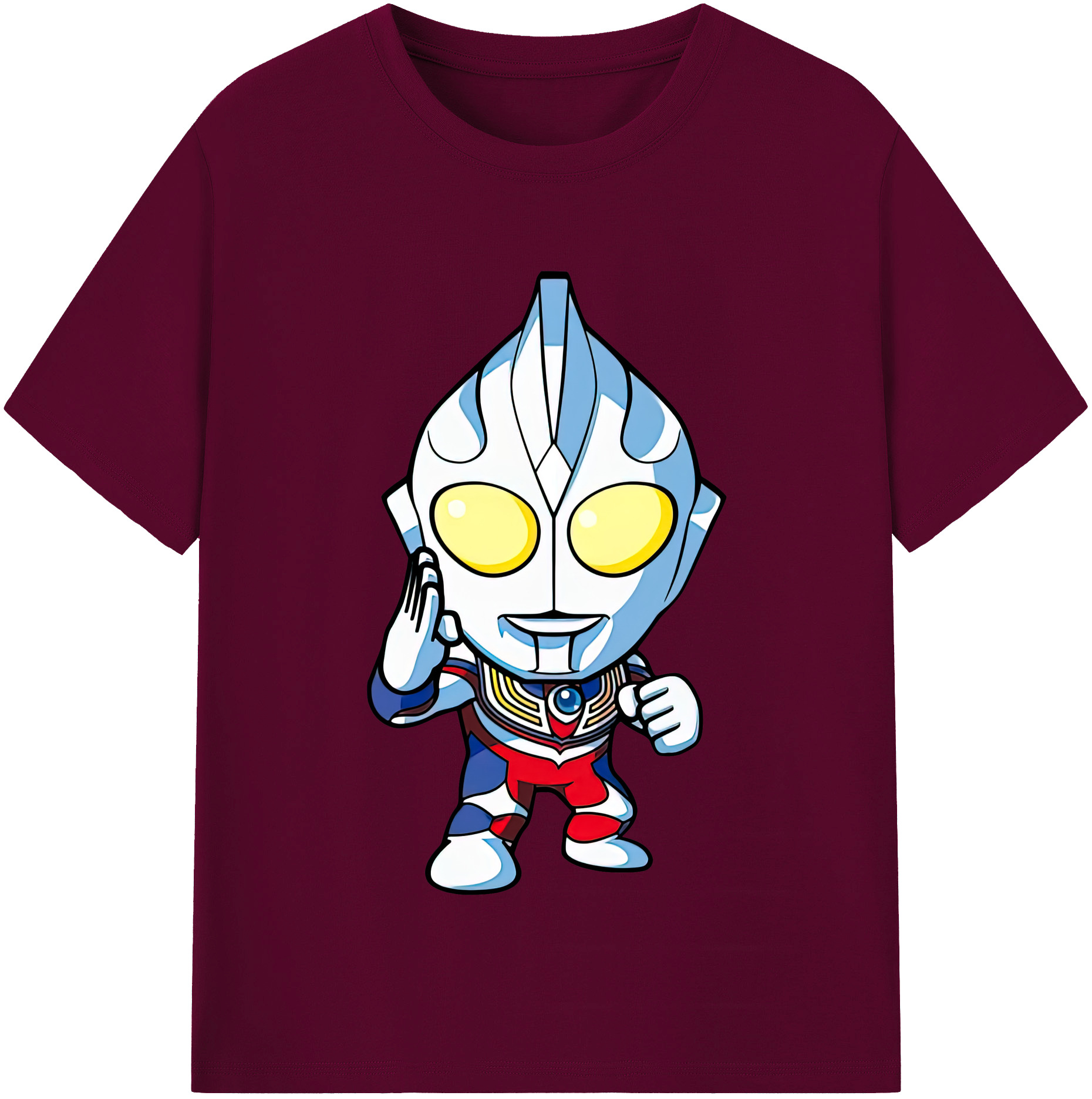 （画像用） ウルトラマン Ultraman レディースカジュアルプリントTシャツ（綿100％）